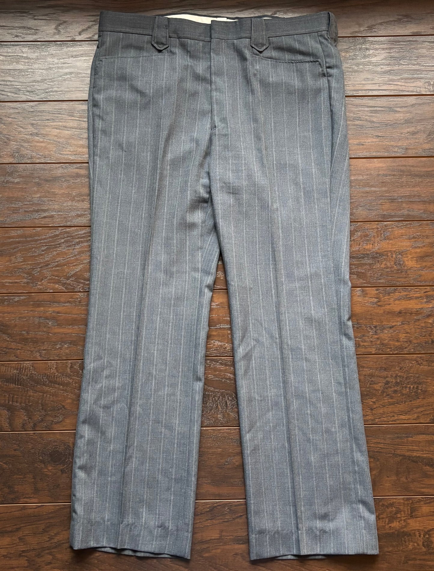 Vintage Western Men’s Larry Mahan 2-Piece Pinstriped Suit | Made in USA