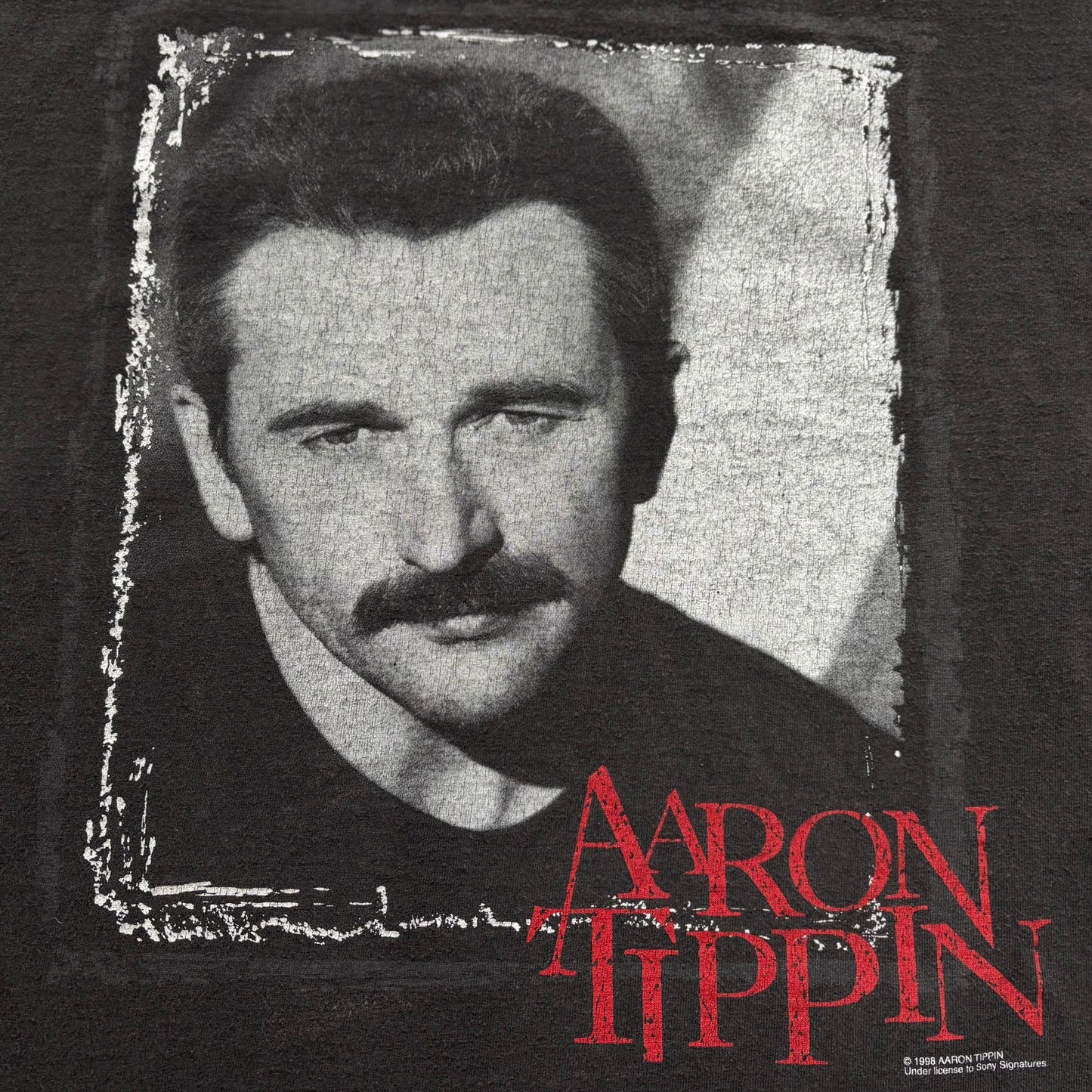1996 Vintage Western Aaron Tippin “Greatest Hit and Then Some..” Country Concert T-Shirt