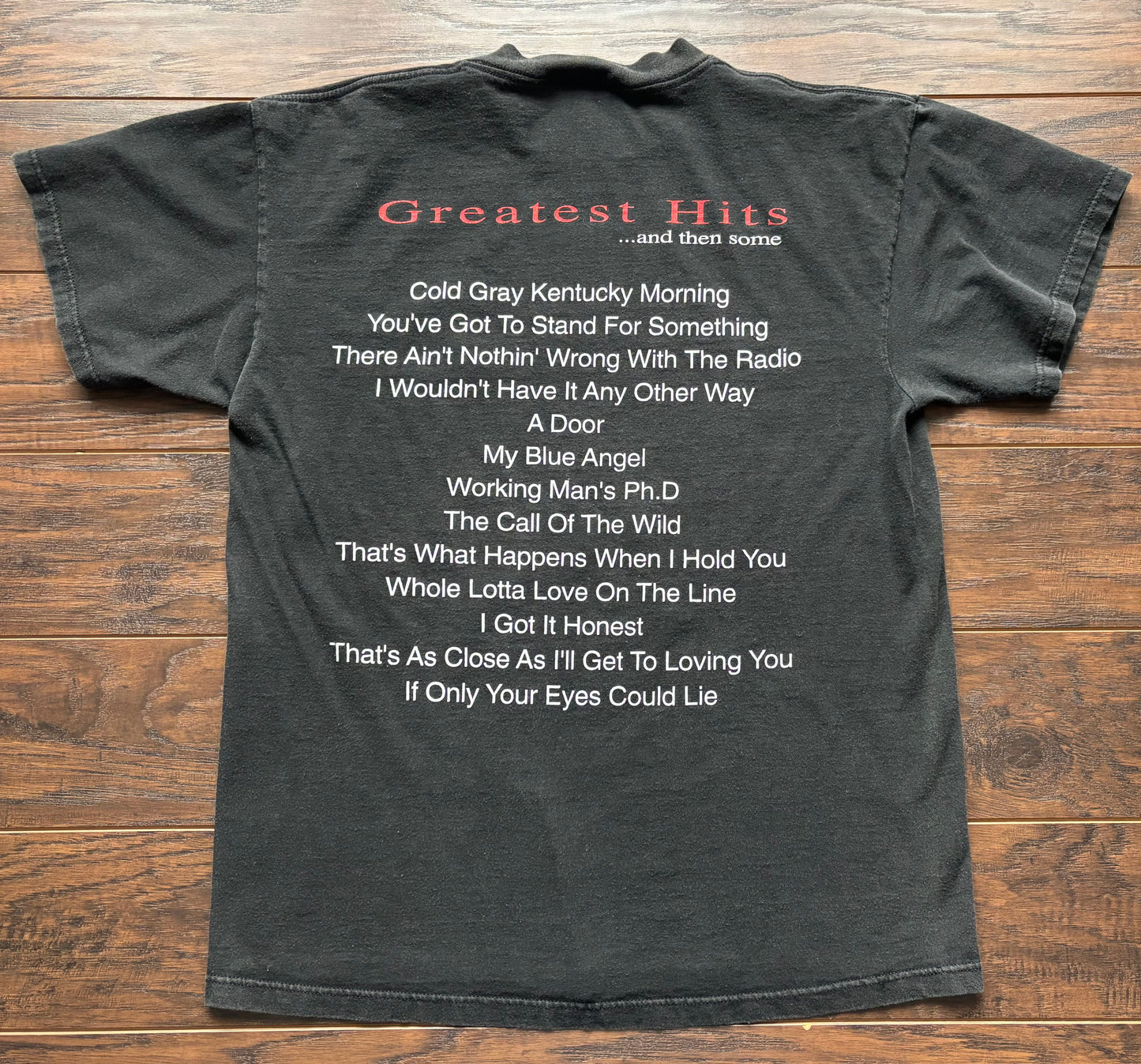 1996 Vintage Western Aaron Tippin “Greatest Hit and Then Some..” Country Concert T-Shirt