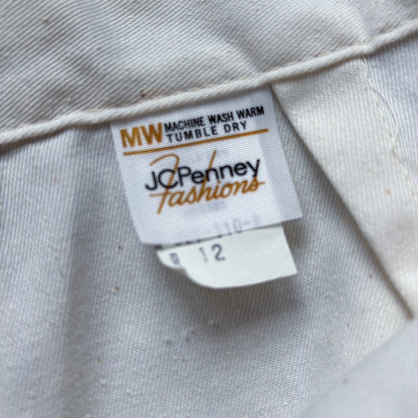 70’s Vintage Western Women’s Off White JCPenney Fashions 2-Piece Suit | RARE