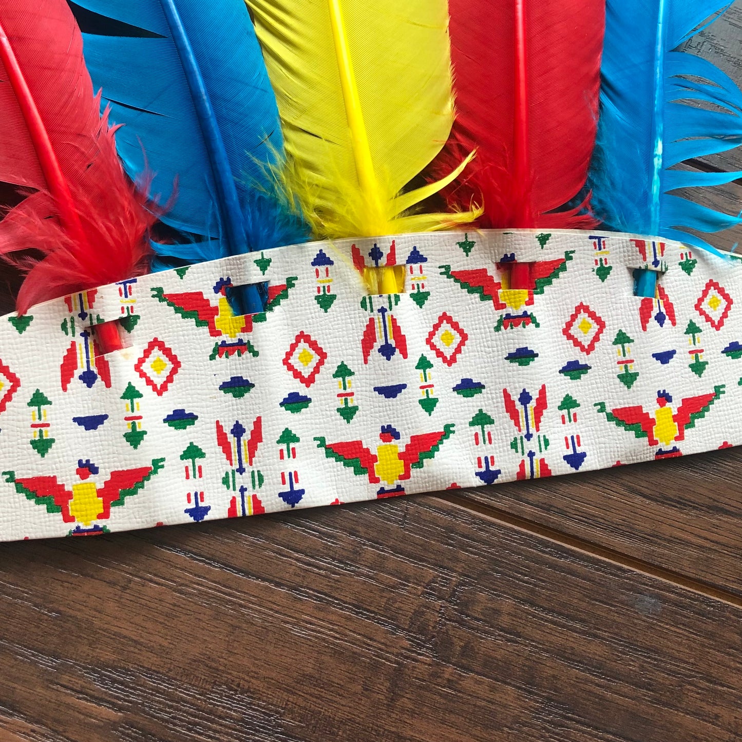 50’s Vintage Fillum Fun, Inc Feathered Headdress | Set of 3