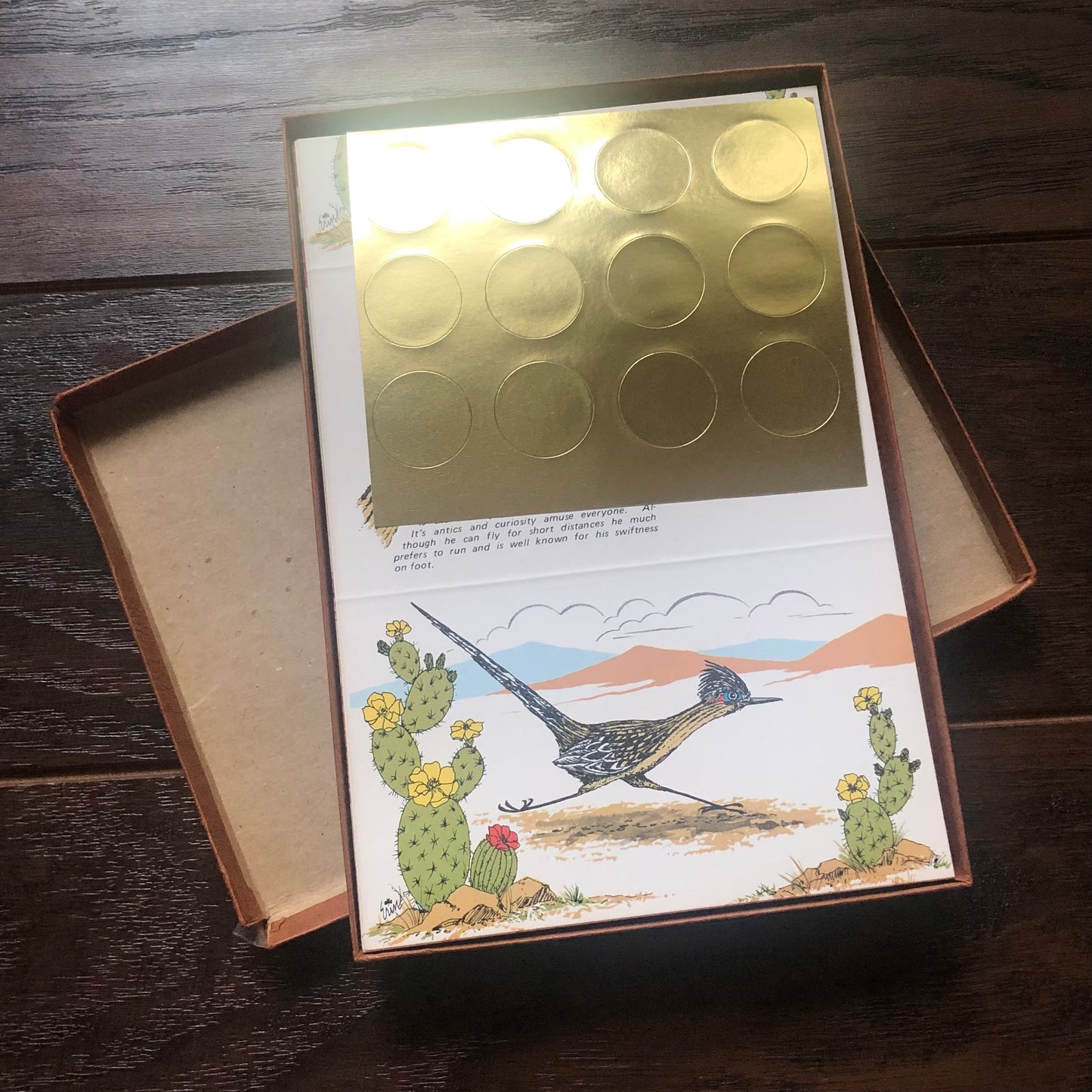 Vintage Southwestern Seal-A-Letter Stationary Set | Meza, Arizona