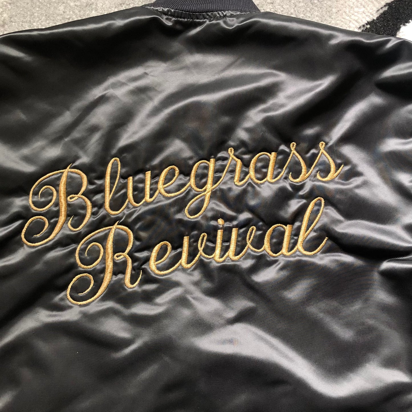 Vintage Men’s Vandervoort Nylon Bomber Jacket Bluegrass Rivival “John” | Made in USA