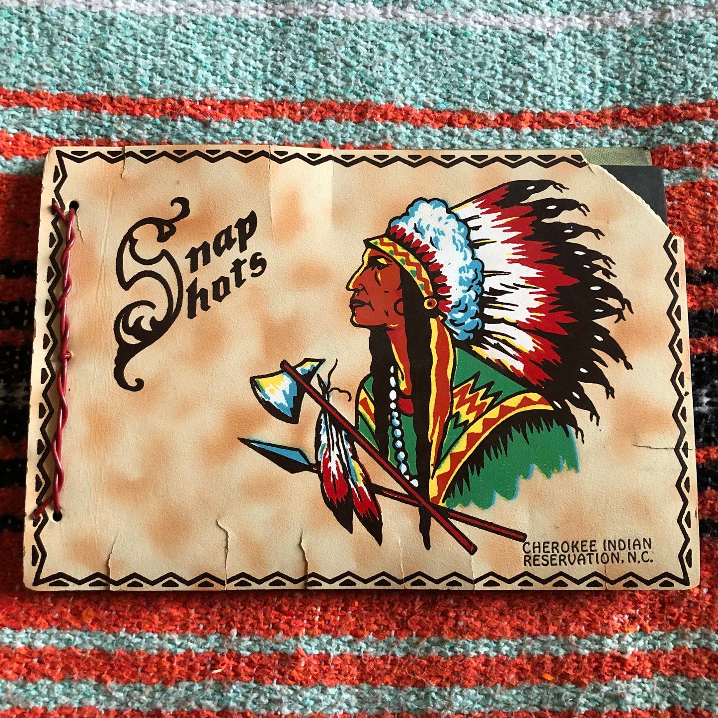 60’s Souvenir Snap Shots Photo Album (never used) | Cherokee Indian Reservation, North Carolina