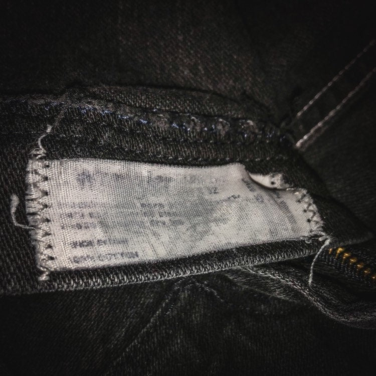 Vintage Black Bootcut Wrangler Jeans with Fading in Just The Right Spots!