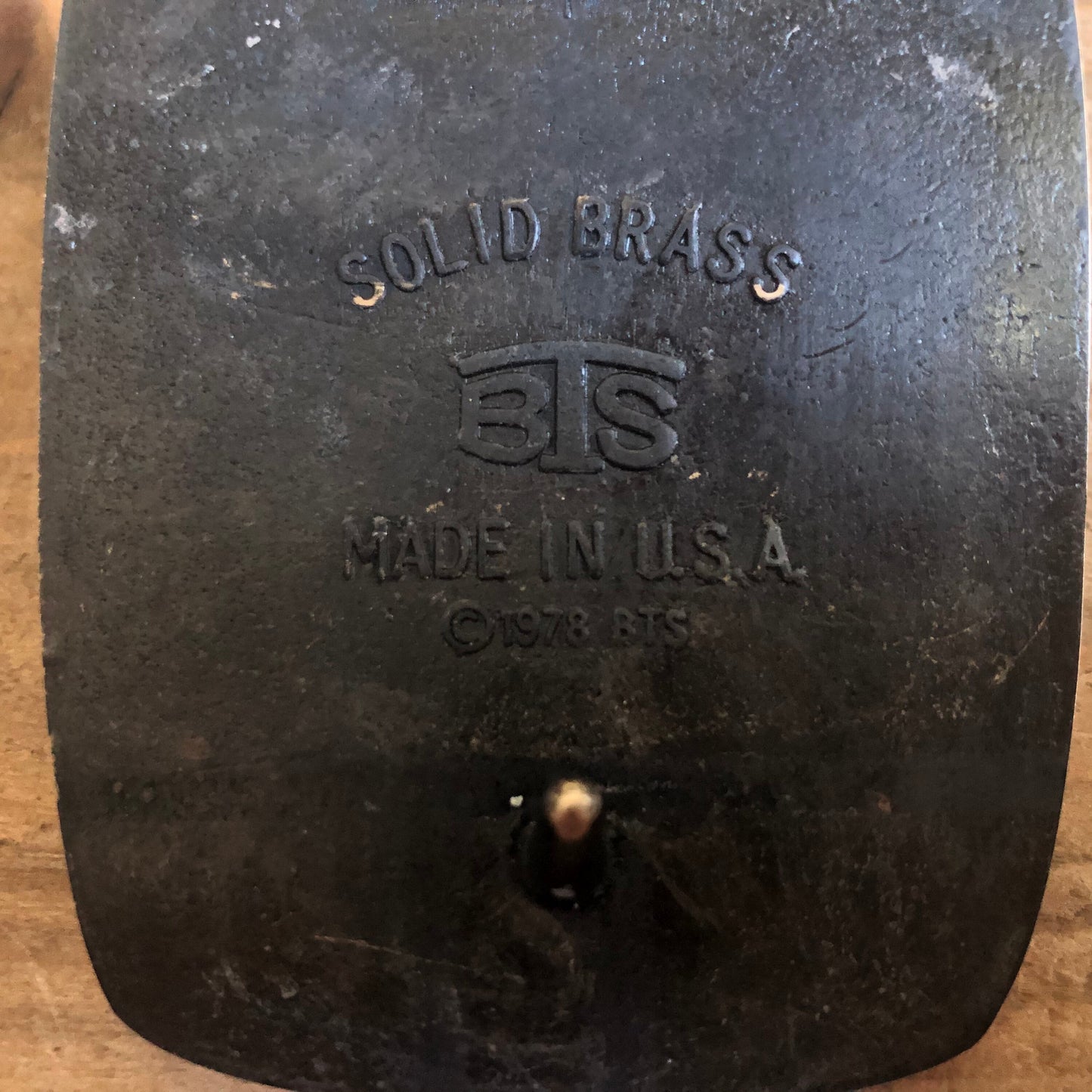 1978 Vintage US Mail Stagecoach Solid Brass Belt Buckle