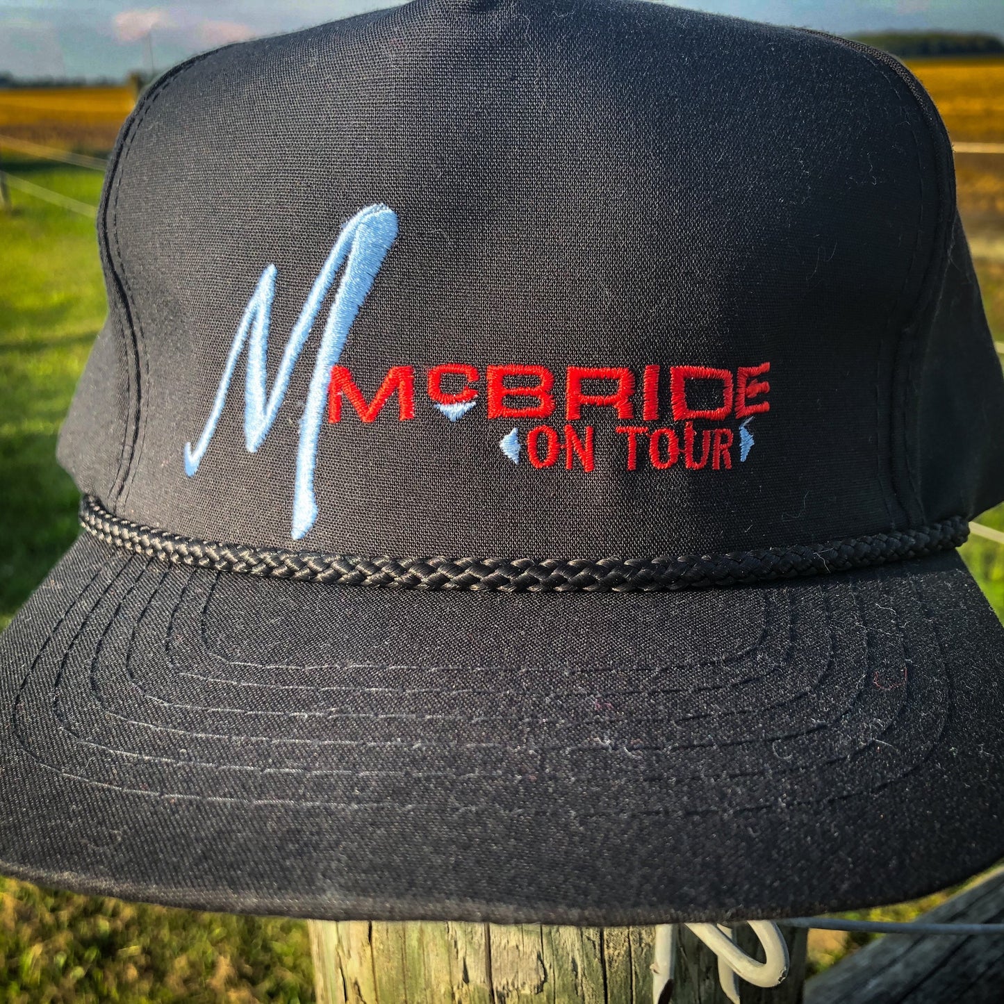 90’s Vintage Western McBride On Tour Country Concert Snapback Hat | Deadstock