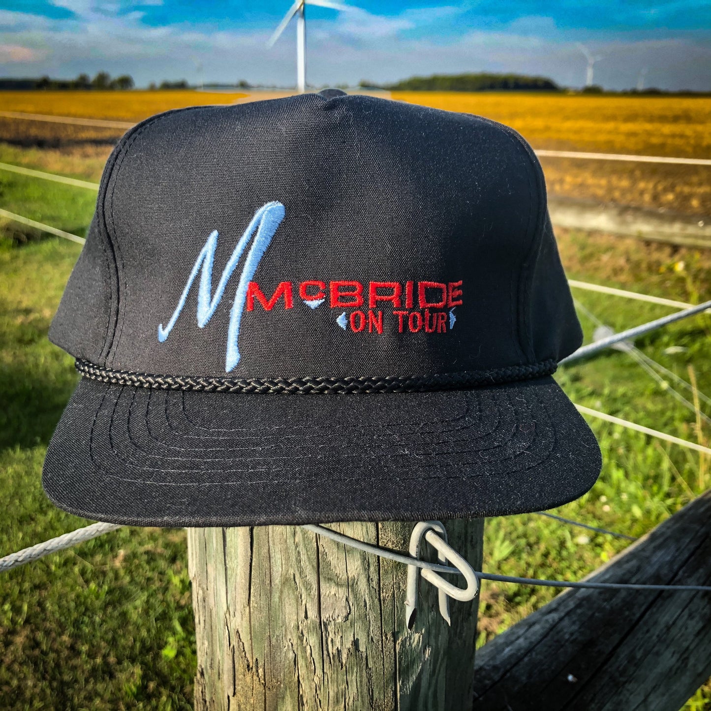 90’s Vintage Western McBride On Tour Country Concert Snapback Hat | Deadstock