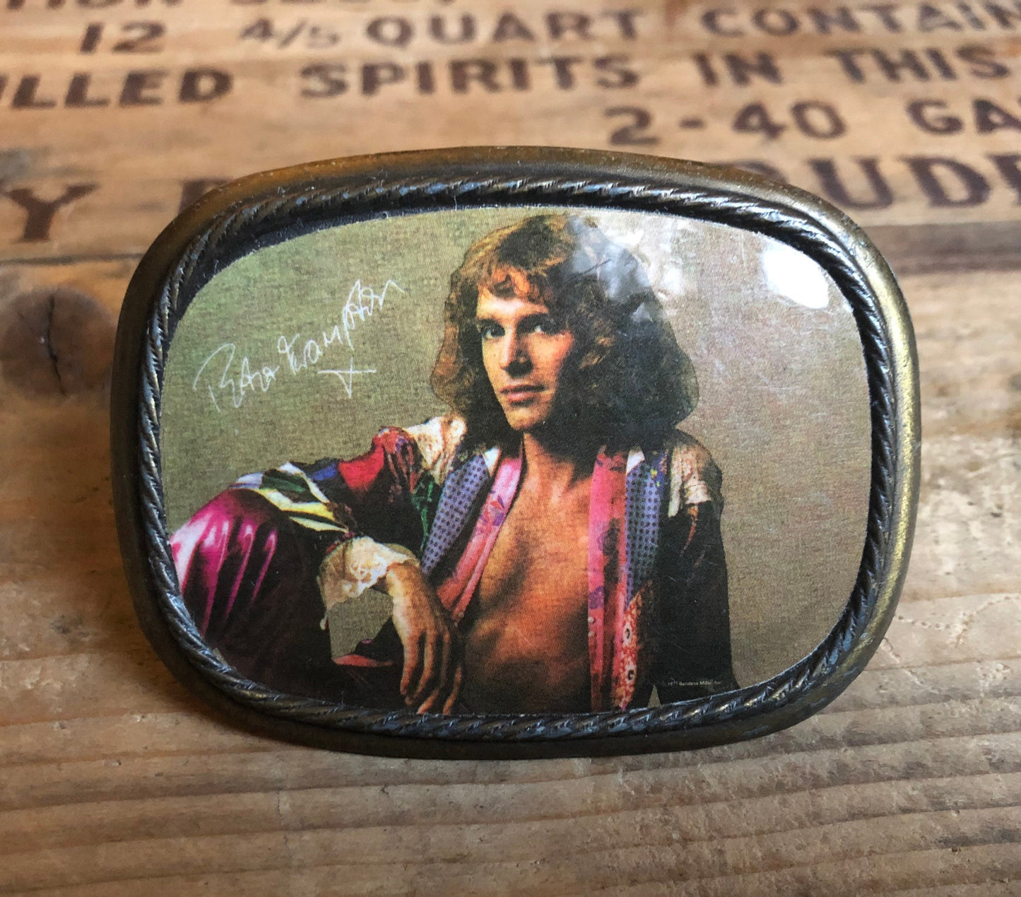 70’s Vintage Peter Frampton Collectors Belt Buckle
