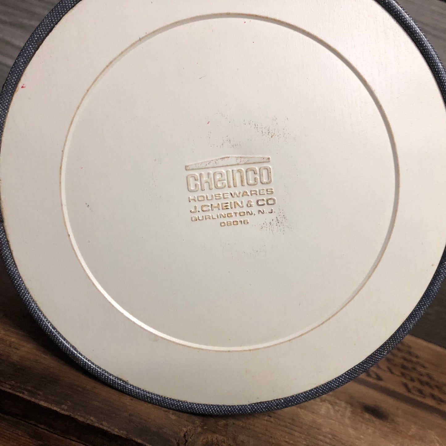 70’s Rare Vintage Western Cheinco Housewares Ice Bucket | Denim and Bandana