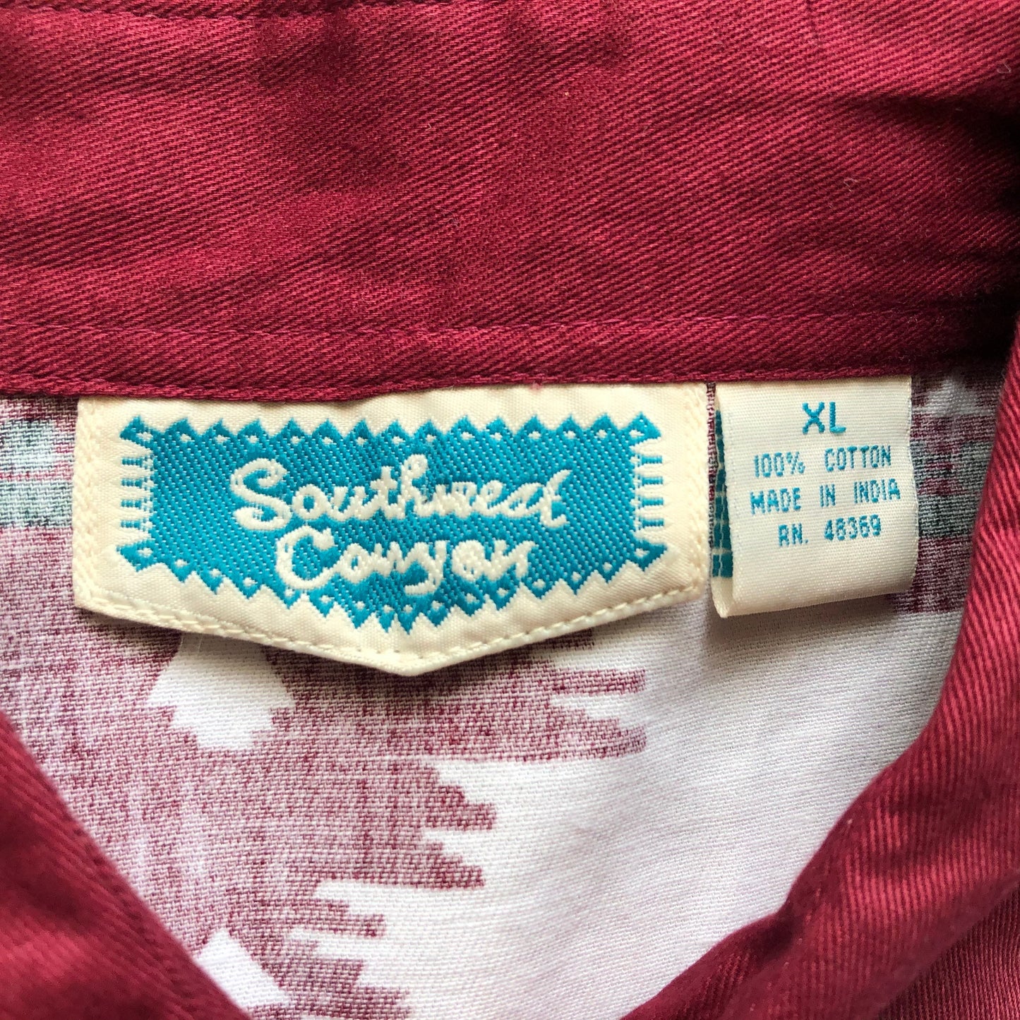 90’s Vintage Western Women’s Southern Canyon Aztec Print Shirt