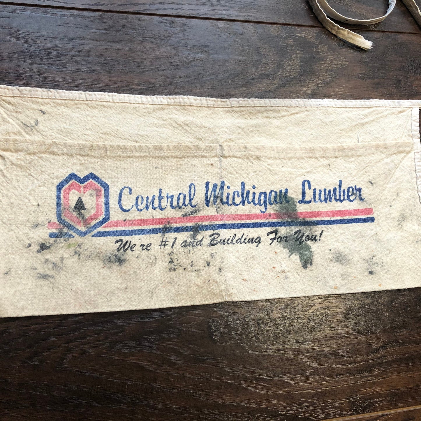 Vintage Nail/Tool Waist Apron-Central Michigan Lumber
