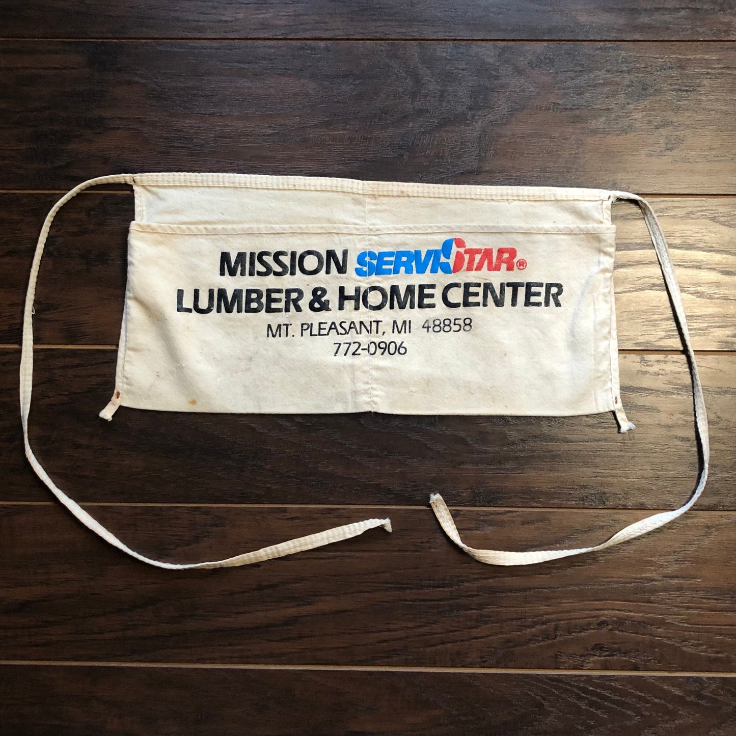 Vintage Nail/Tool Waist Apron-Mission ServiStar Lumber & Home Center | Mt. Pleasant, MI