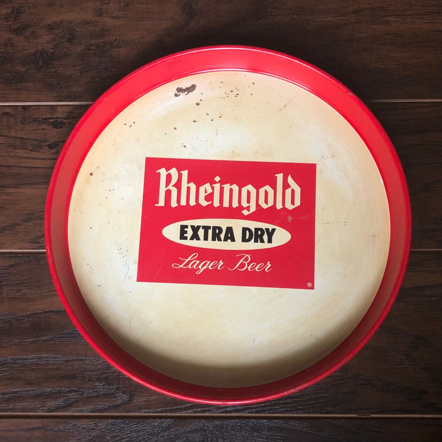 Vintage Rheingold Extra Dry Lager Beer Tray