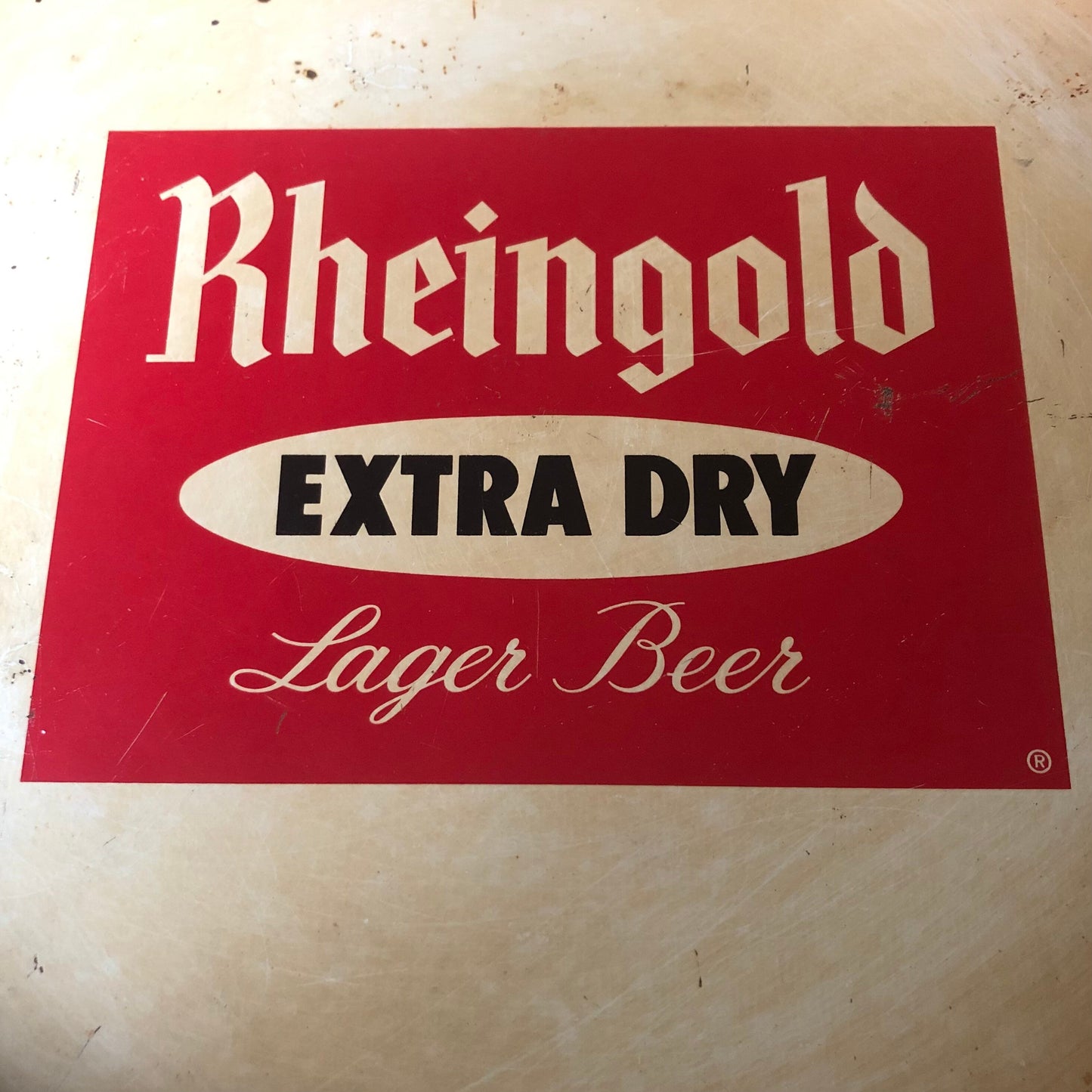 Vintage Rheingold Extra Dry Lager Beer Tray