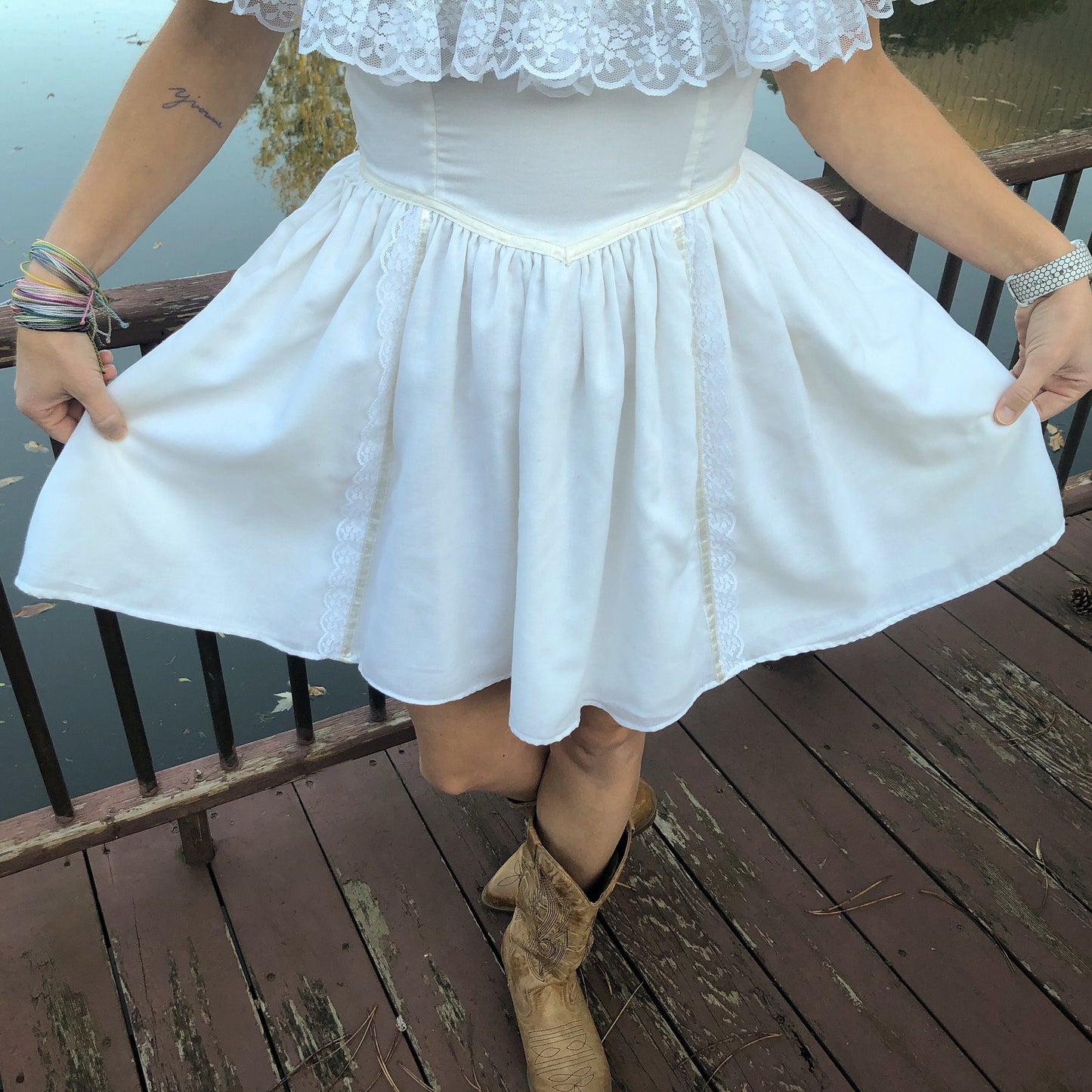 70’s Vintage Romantic Renaissance Bridal Collection Gunne Sax Dress by Jessica McClintock | Boho/Western