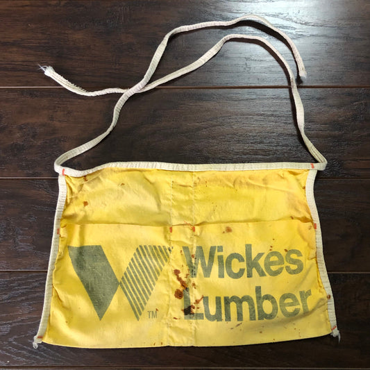 Vintage Wickes Lumber Nail Apron