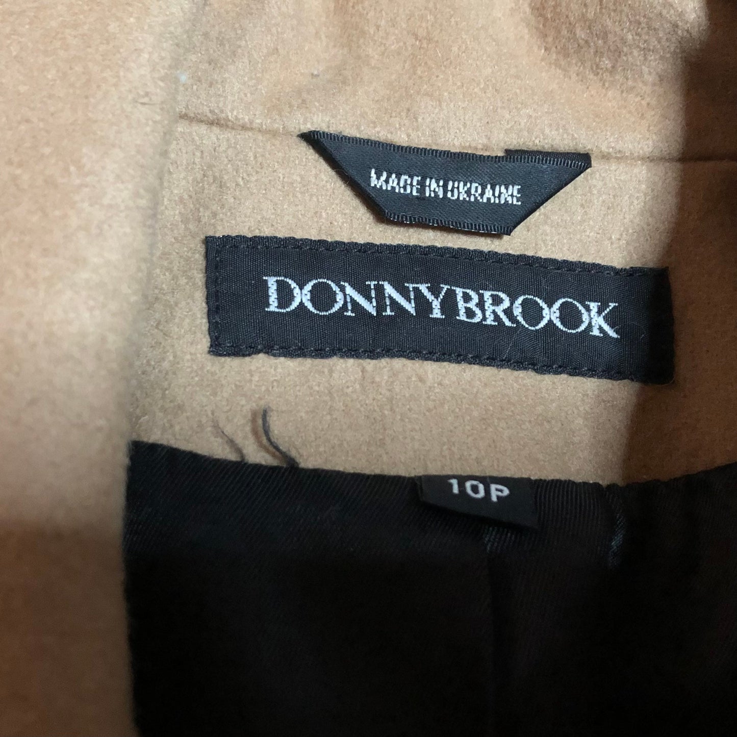 Vintage Women’s Donny Brook Wool Full Length Pea Coat | Made in Ukraine