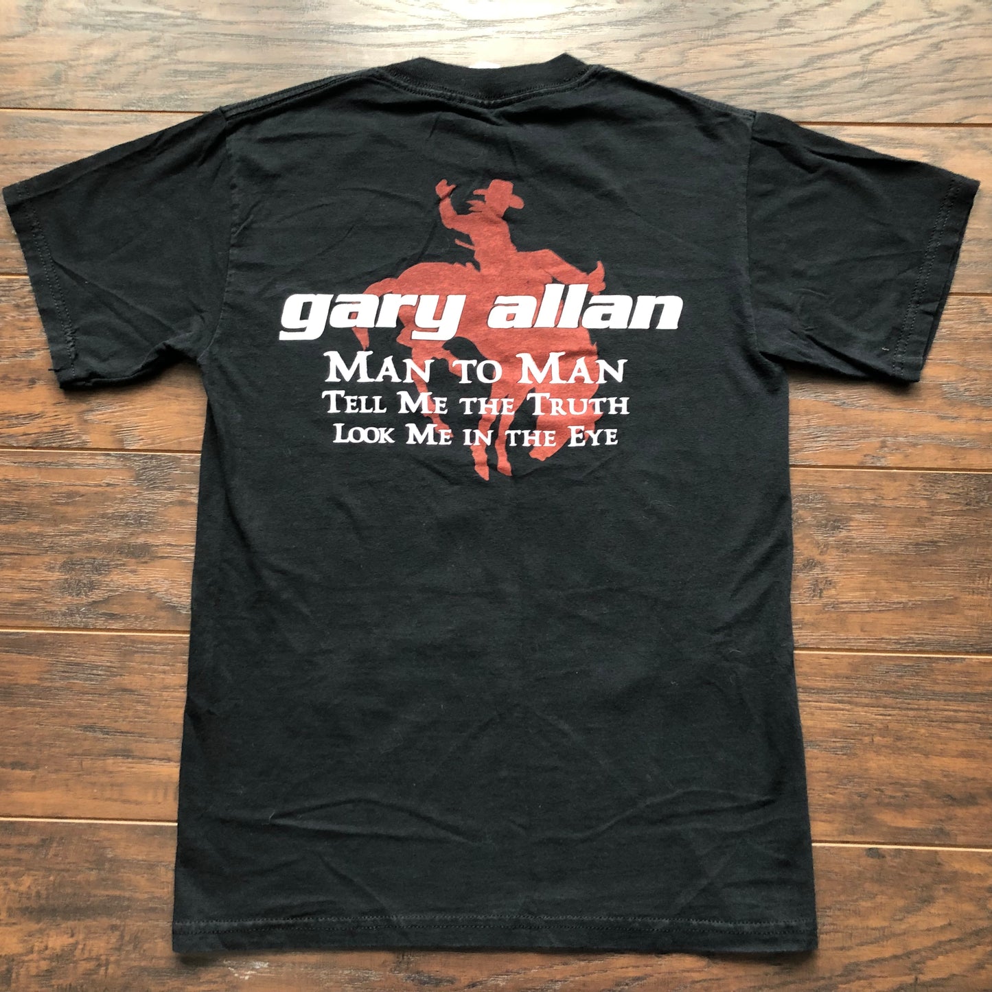 2001 Vintage Western Gary Allan “Man To Man” Country Concert T-Shirt