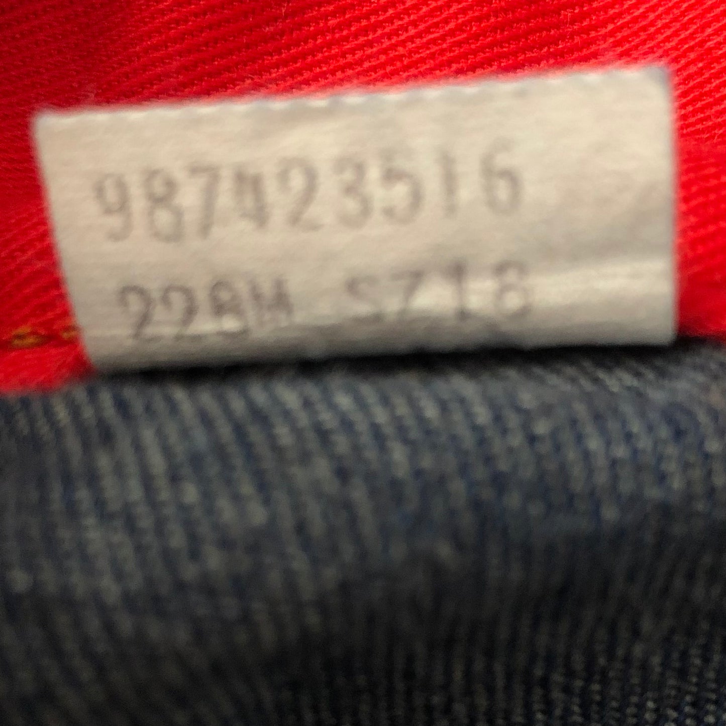 Vintage Western Women’s Orange Tab Levi’s Denim Skirt