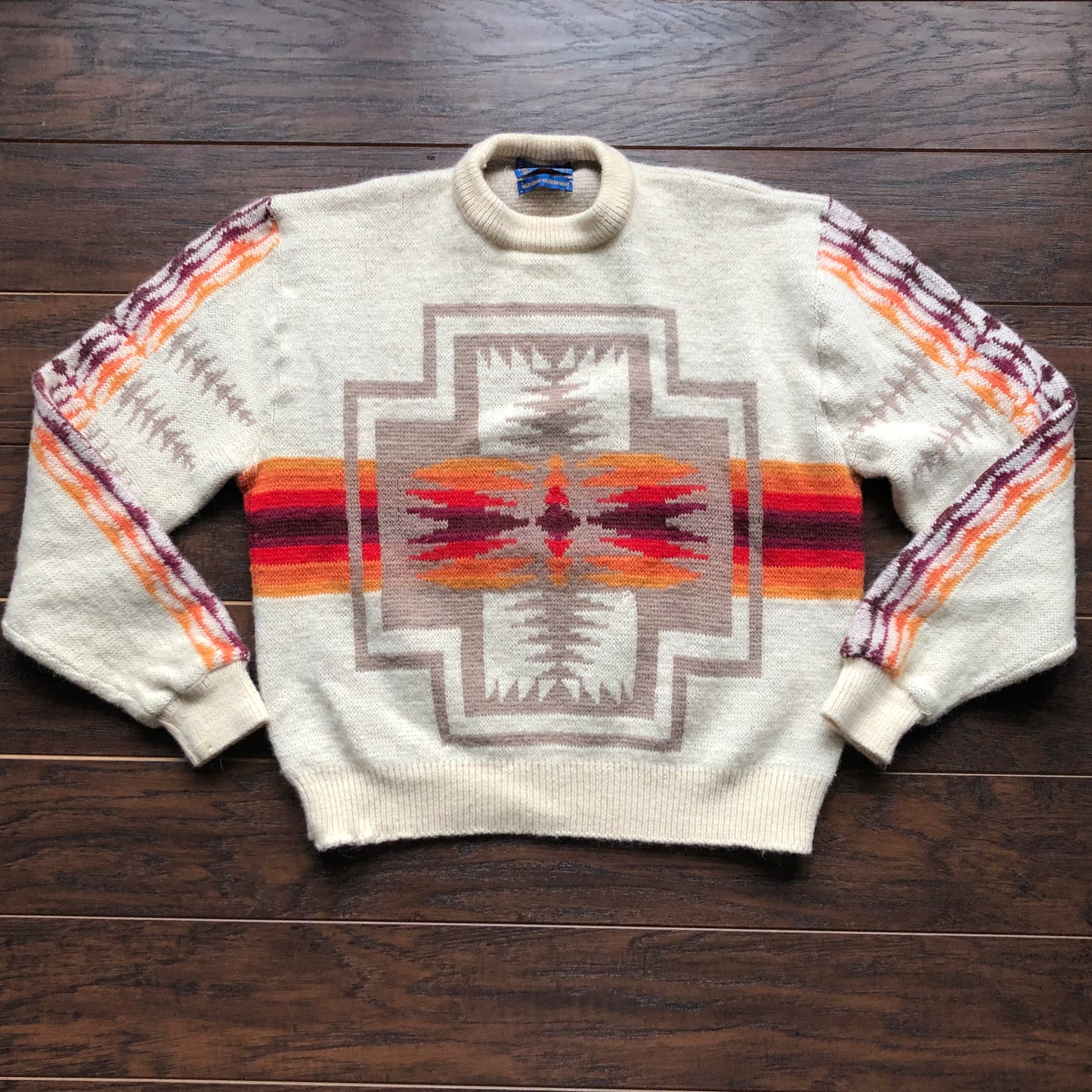 70’s Vintage Pendleton Woolen Mills High Grade Western Wear Sweater | Made in USA