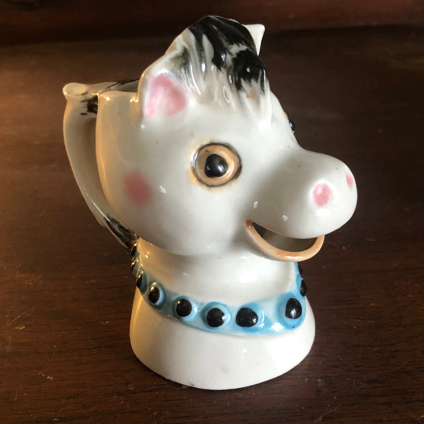 50’s Vintage Western Hand Painted Horse Creamer | Nasco Style