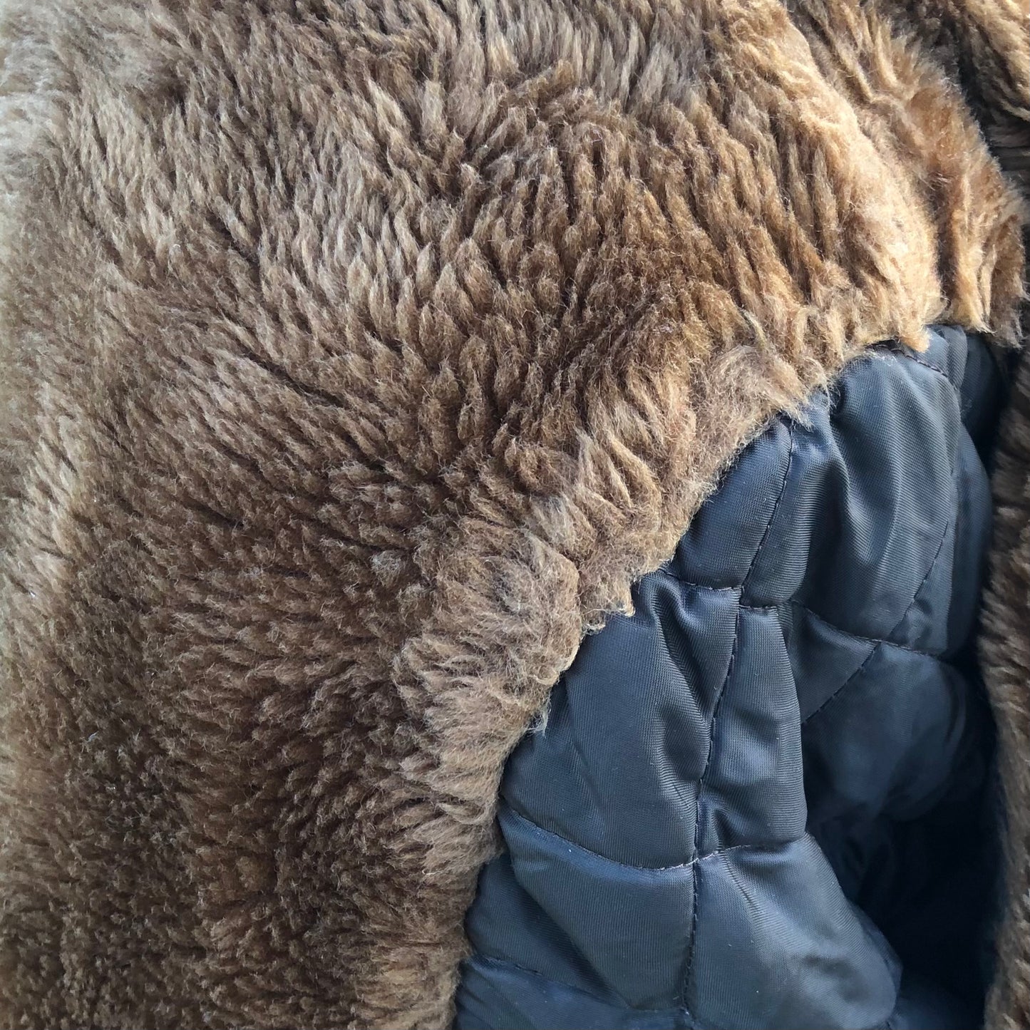 Vintage Men’s Land-N-Lakes Bomber Jacket with Faux Fur Lining