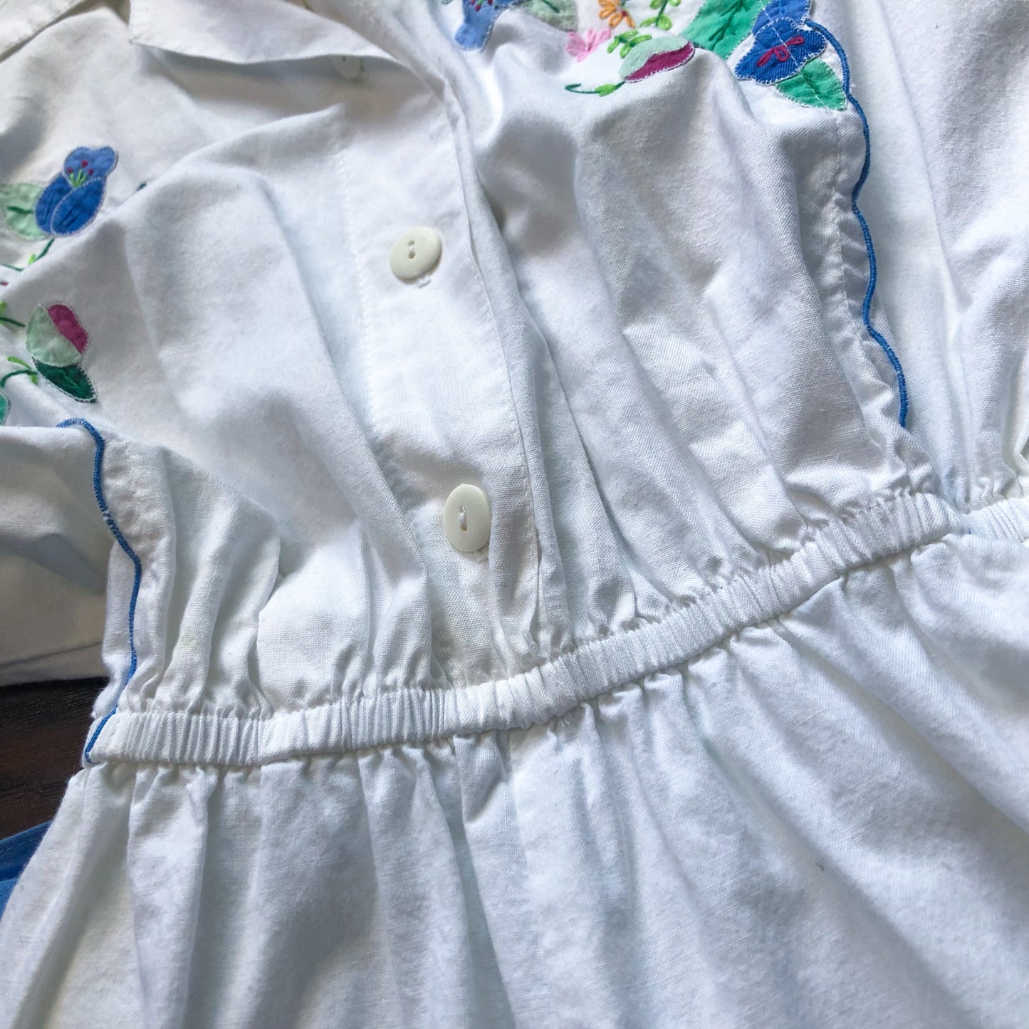 80’s Vintage Women’s Dragon Fly Romper with Flowers |Made in USA