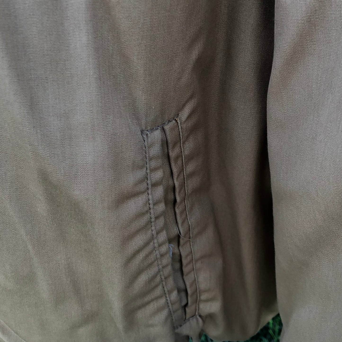 Vintage Men’s Land-N-Lakes Bomber Jacket with Faux Fur Lining