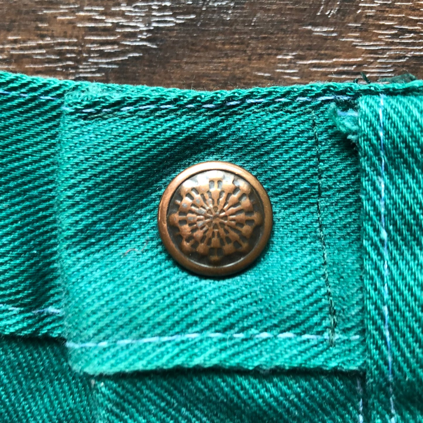 Vintage Kids JCPENNEY Penney Pet Green Cut-off Shorts