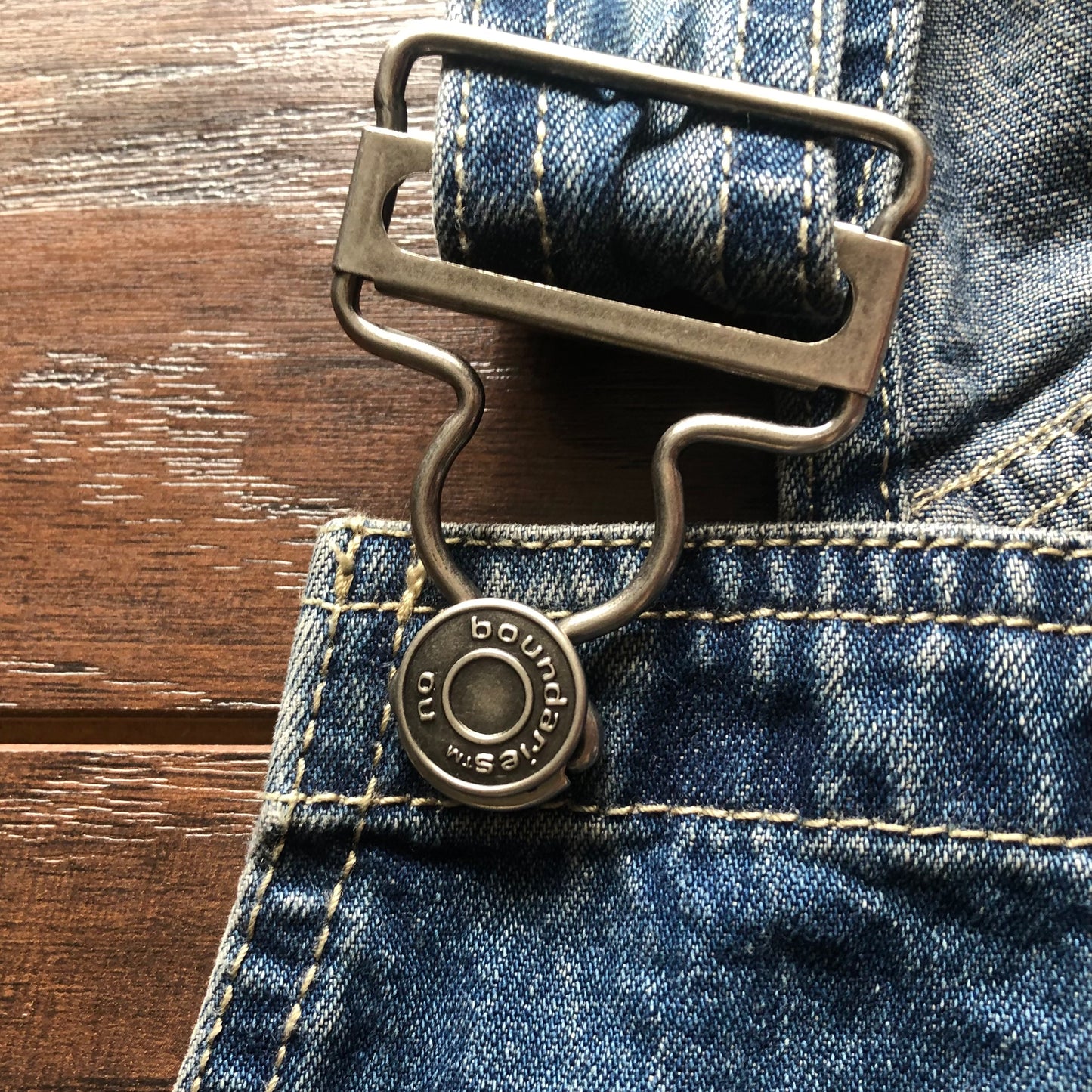 90’s Vintage Western Juniors No Boundaries Denim Short Bib Overalls