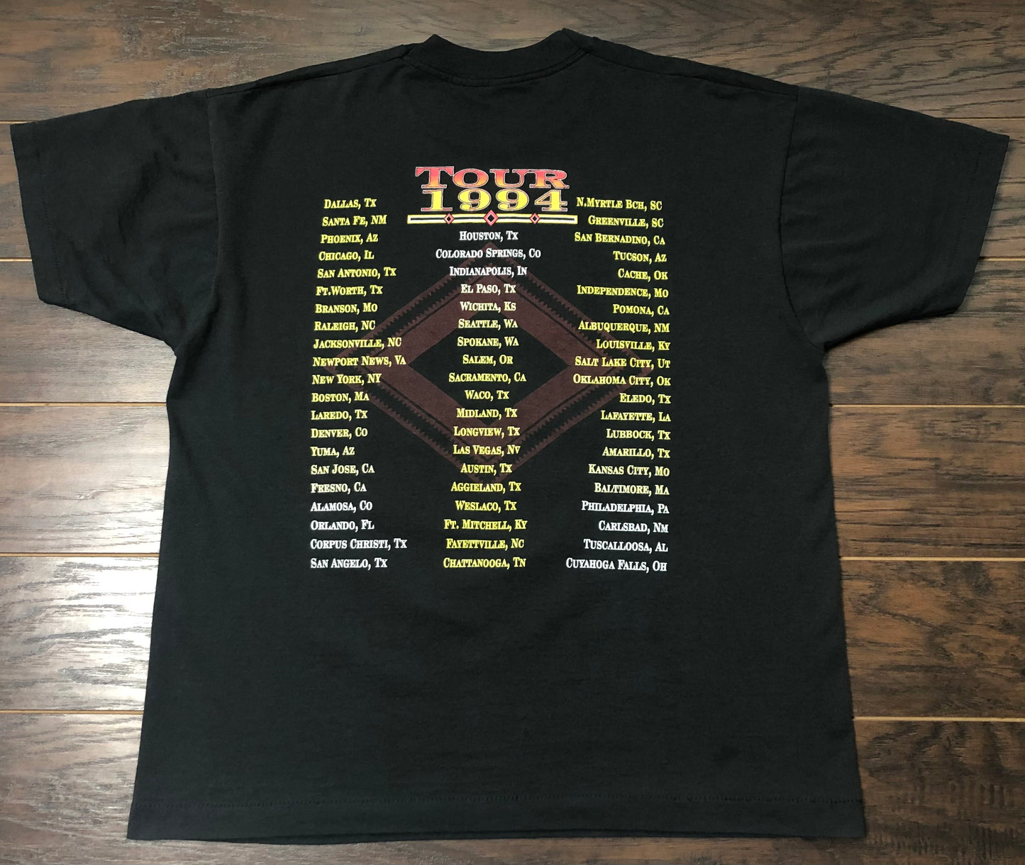 1994 Vintage Western Rick Trevino Country Concert Tour T-Shirt | Made in USA