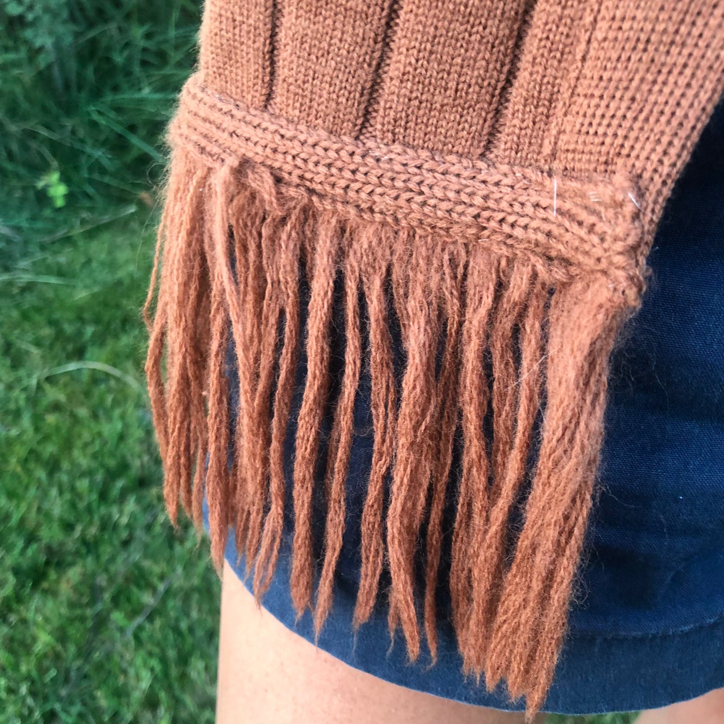 Vintage Boho Western Women’s designed by Victoire of Paris for Penneys Vest with Fringe