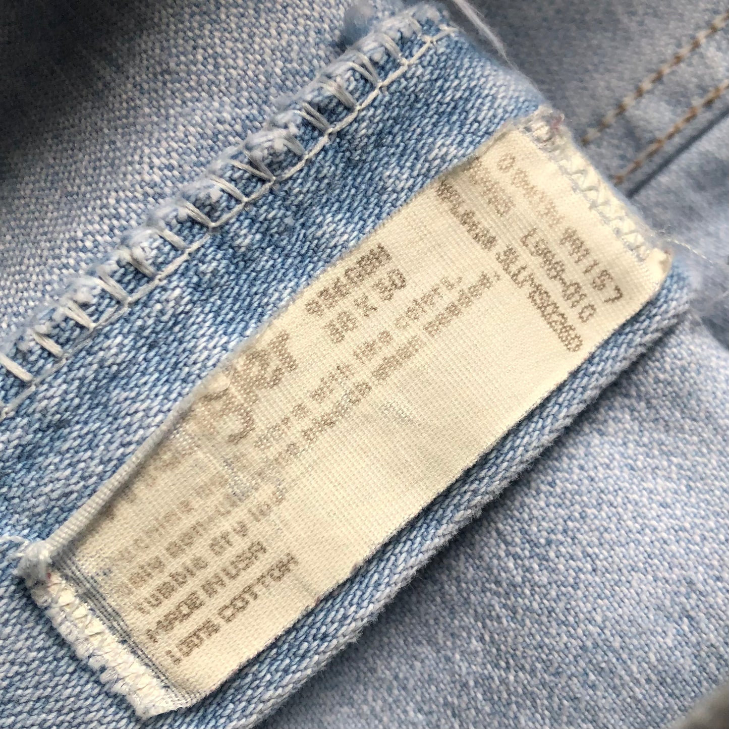 80’s Vintage Western Wrangler Light Wash Jeans with A Pop of Color Embroidery | Made in USA