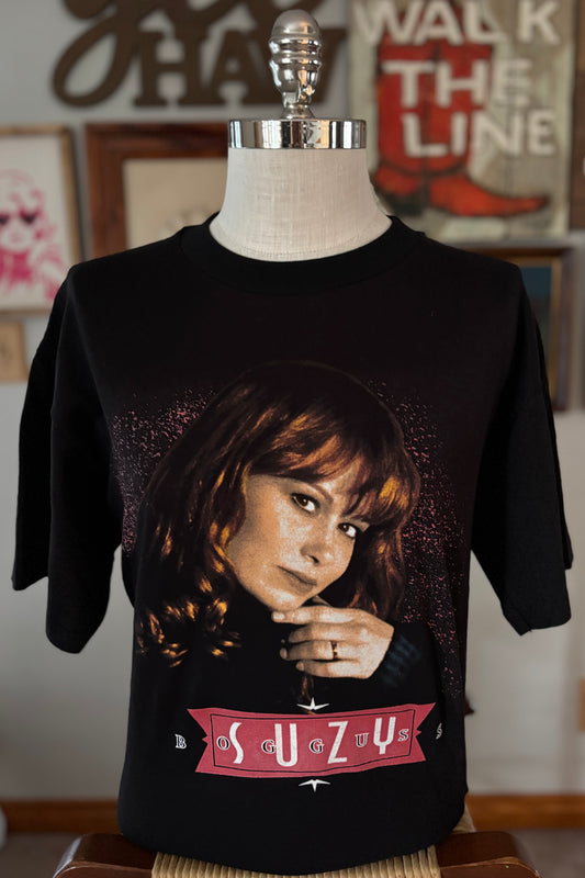 Vintage 1994 Suzy Bogguss “Something Up My Sleeve” Tour T-Shirt USA Made Hanes Country Concert Large