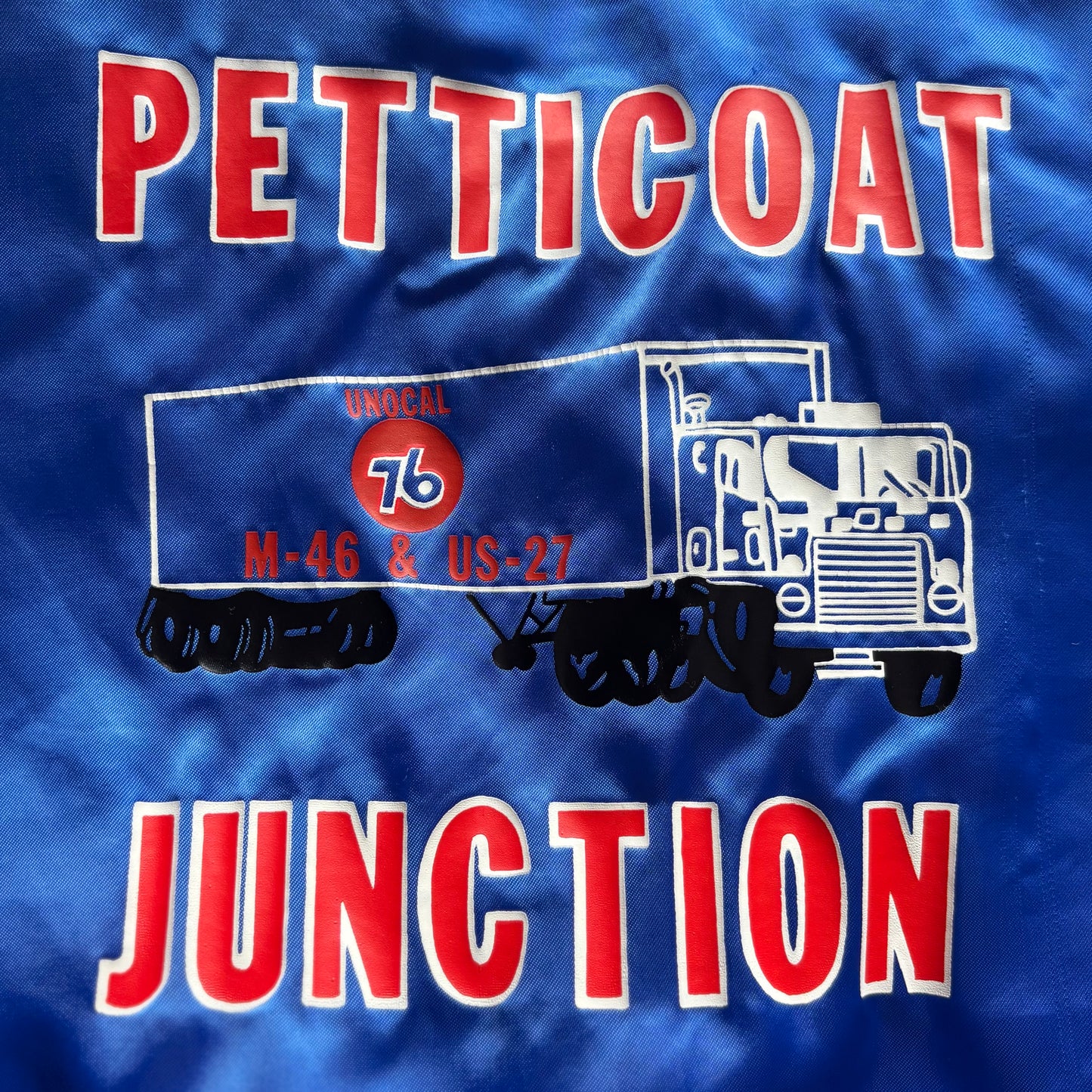 Vintage 80’s Petticoat Junction Satin Bomber Jacket | Medium