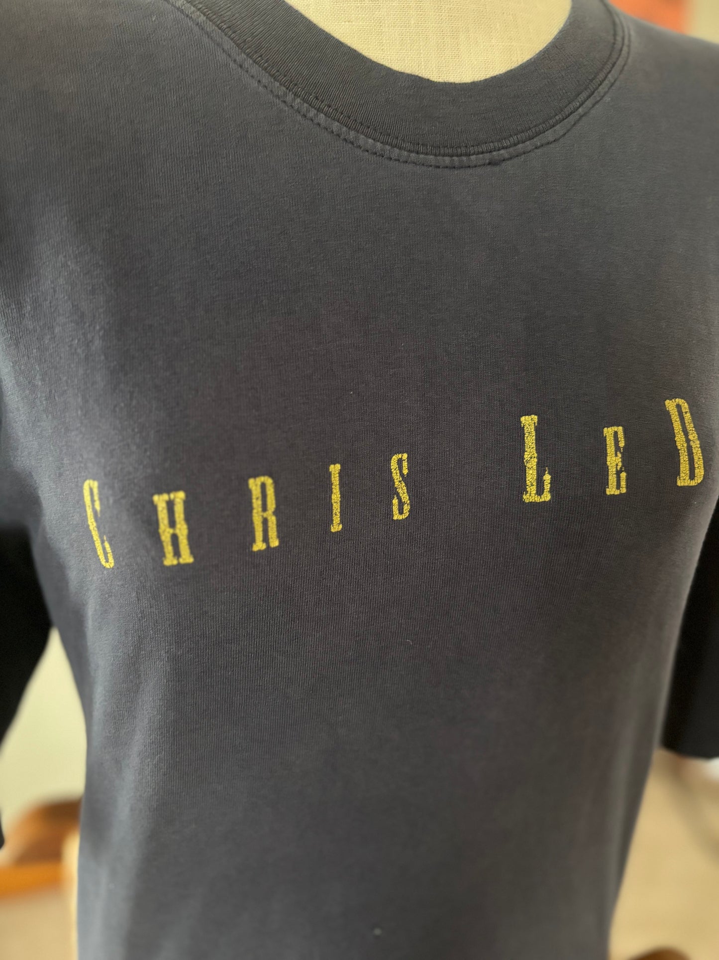 Vintage 2003 Chris LeDoux T-Shirt XL | Hooked on an 8 Second Ride | Distressed Faded Country Music