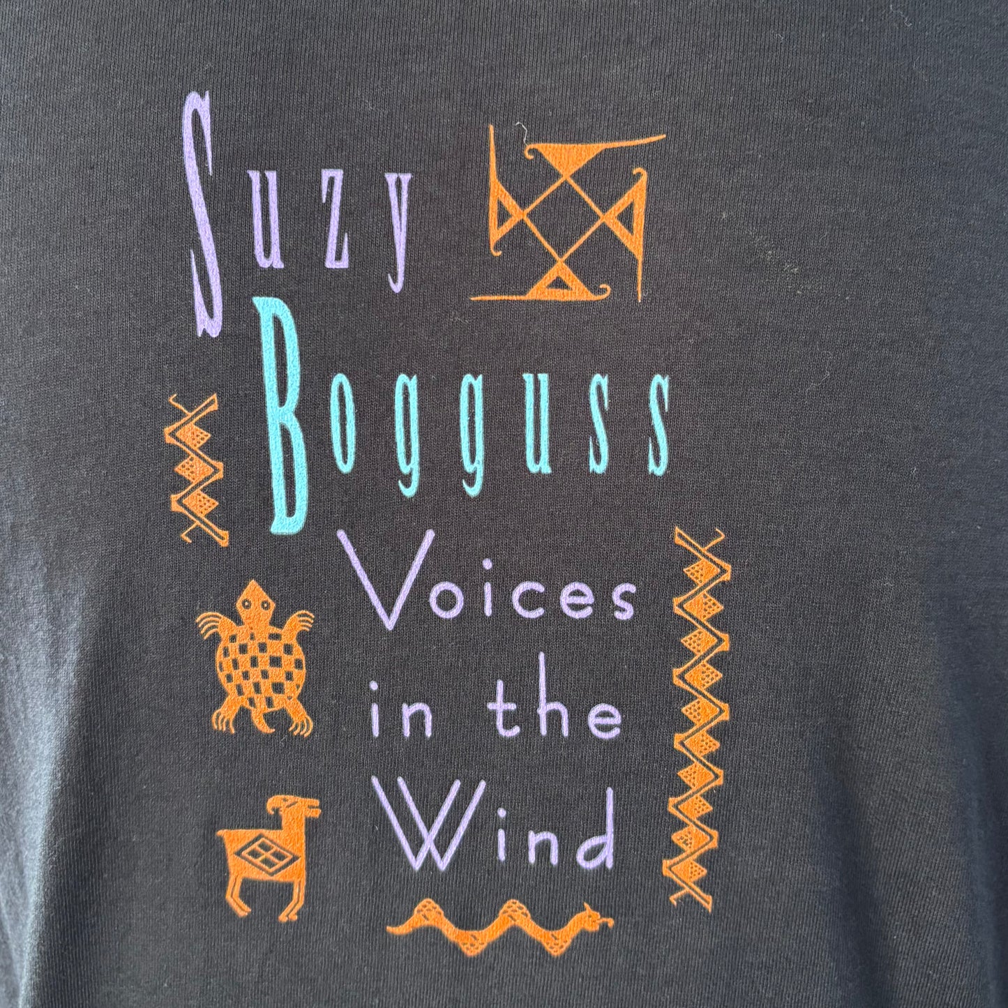 Vintage 1990s Suzy Bogguss Country Concert T Shirt | Voices in the Wind | Made in USA Countr | Large