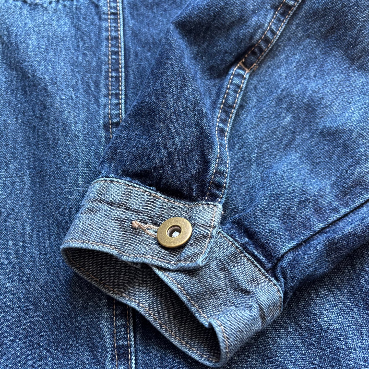 Vintage 2000s Women’s Oversized Ulla Popken Blue Jean Trucker Jacket