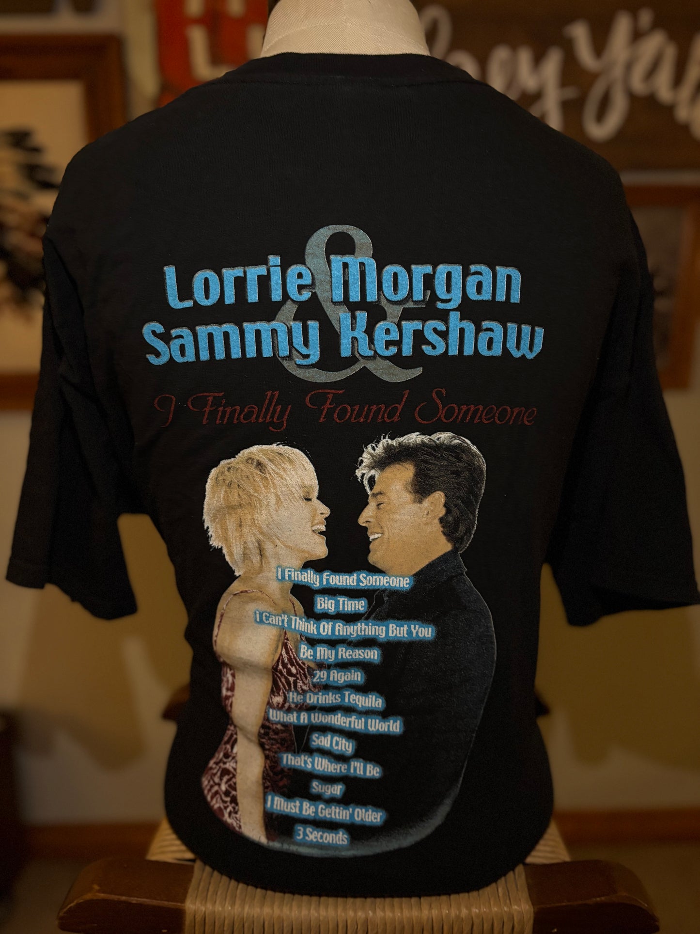 Vintage 90s Lorrie Morgan Sammy Kershaw T-Shirt XL | Country Music Tour Tee | Delta Pro Weight Concert Shirt