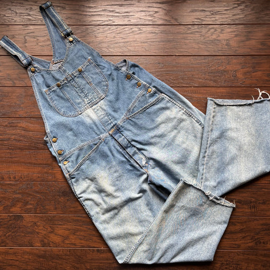 Vintage Marithe & Francois Girbaud Stonewashed Denim Bib Overalls | Made in USA