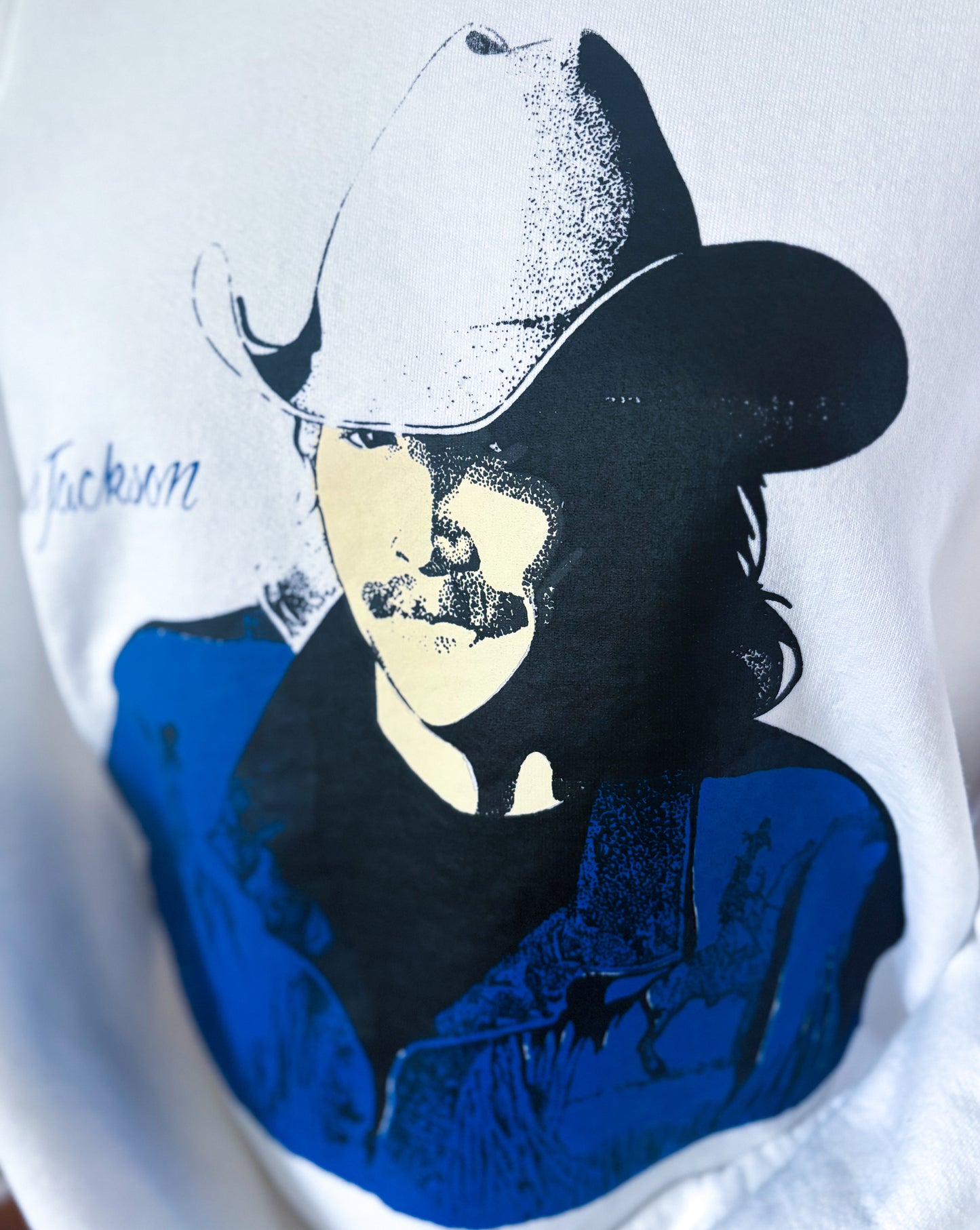 Vintage 90s Alan Jackson Sweatshirt XXL USA Made Country Music Crewneck