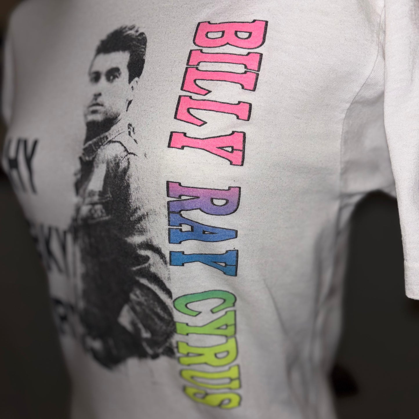 Vintage Billy Ray Cyrus Achy Breaky Heart T Shirt 1992 Country Music Tee Screen Stars Best Made in USA White Graphic Shirt