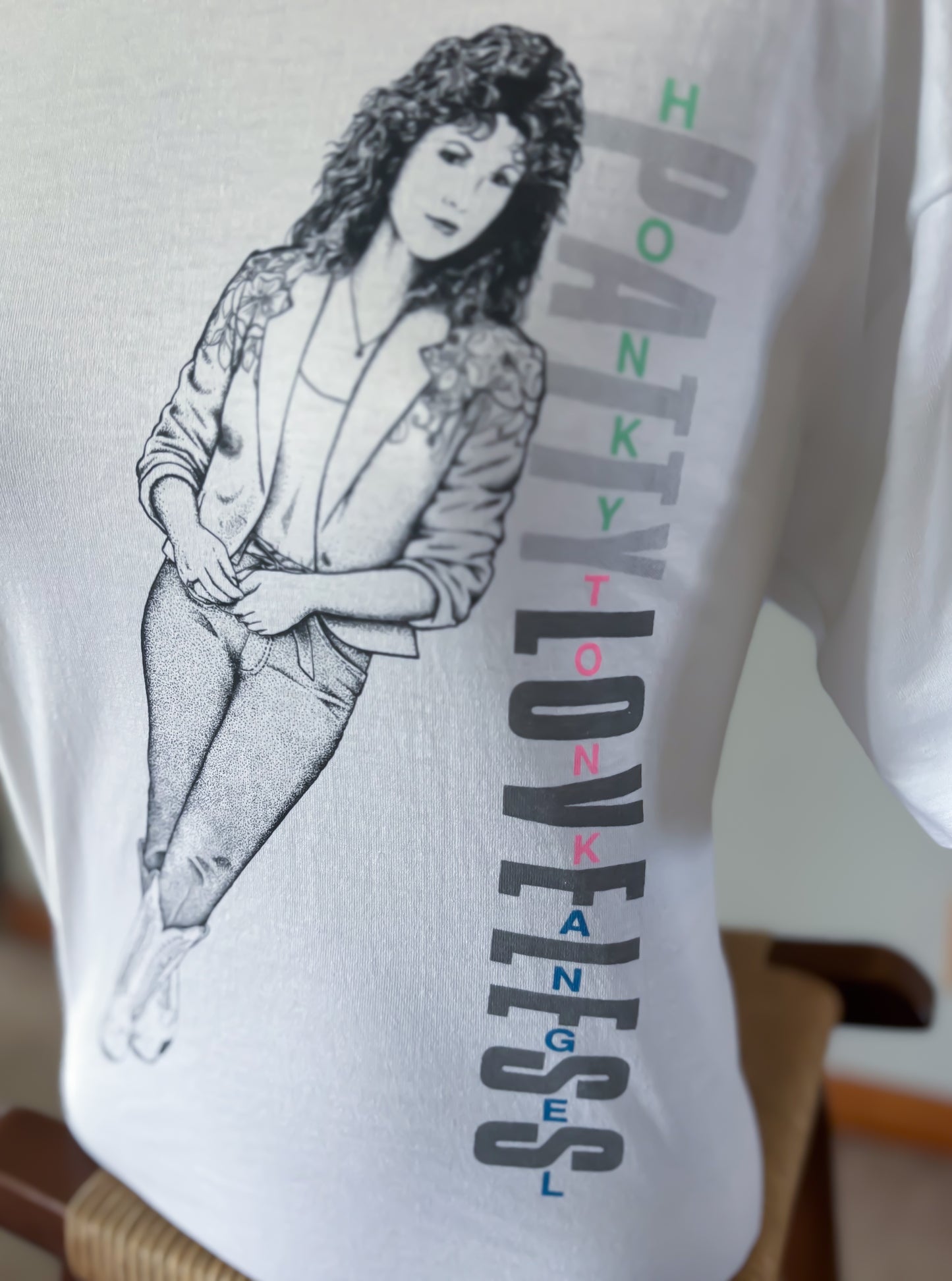 Vintage 1988 Patty Loveless Honky Tonk Angels T-Shirt XL Screen Stars Best USA Country Concert Single Stitch