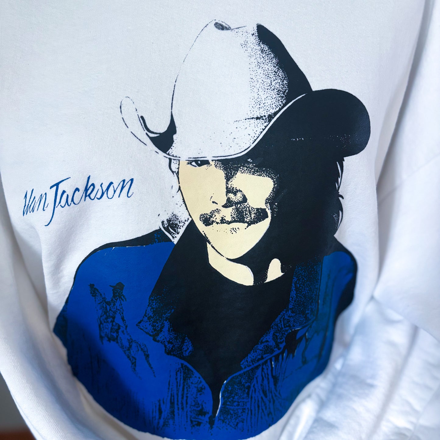 Vintage 90s Alan Jackson Sweatshirt XXL USA Made Country Music Crewneck