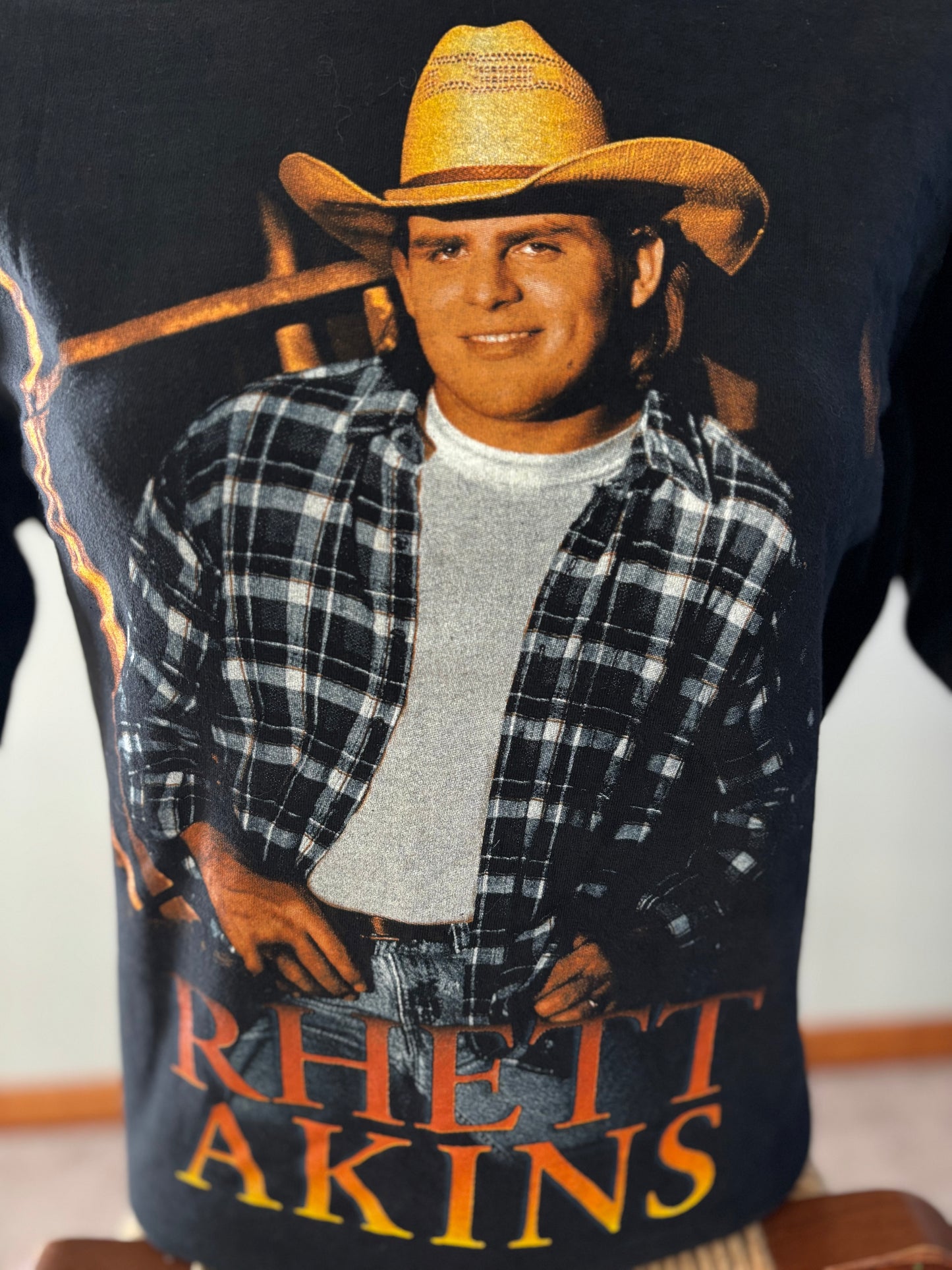 Vintage 1996 Rhett Akins Tour T-Shirt | Country Concert Tee | Made in USA | Single Stitch Western Graphic Tee | Large
