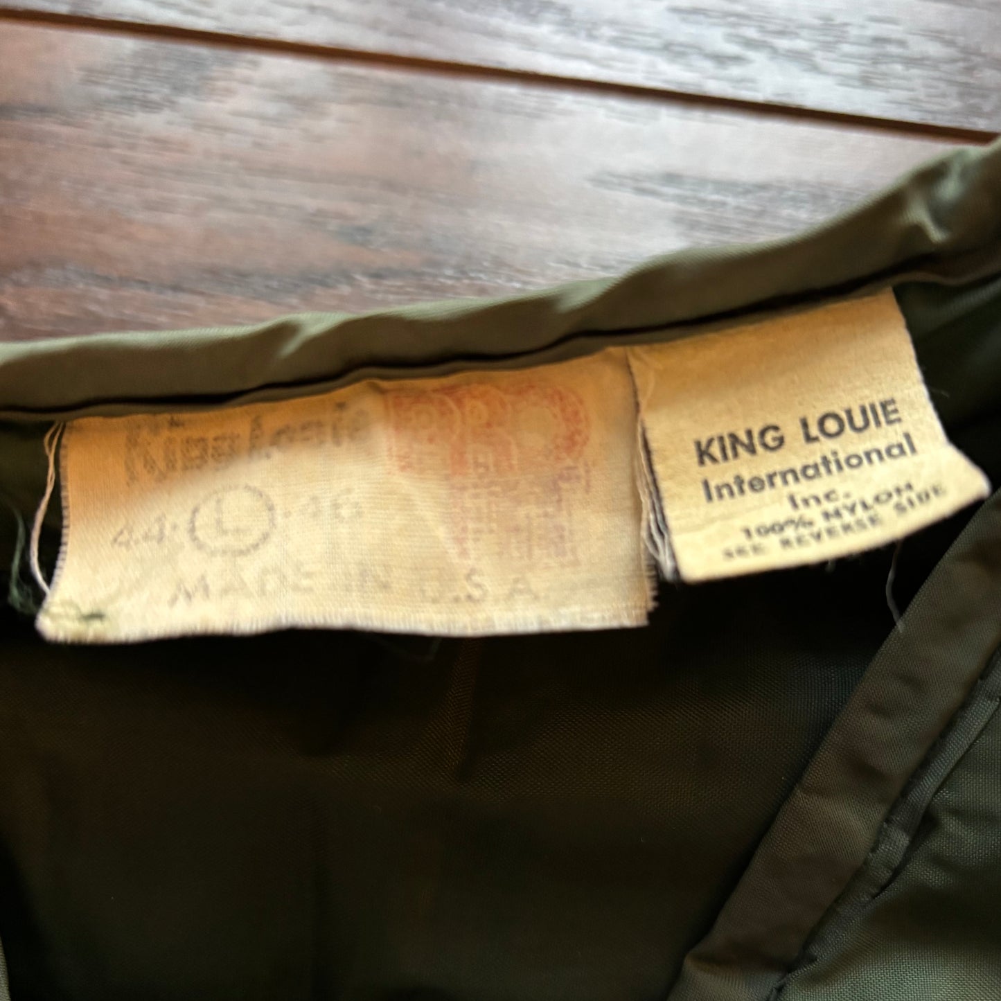 70’s Vintage King Louie Nylon Puffer Vest with 4x4 Livestock Feeds| Made in USA