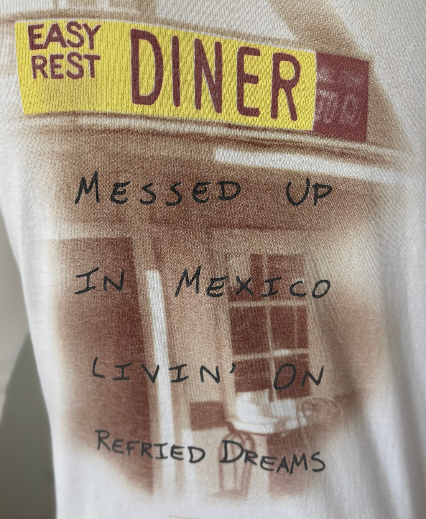 Vintage 1994 Tim McGraw T Shirt XL All Sport Made in USA Refried Dreams Easy Rest Diner