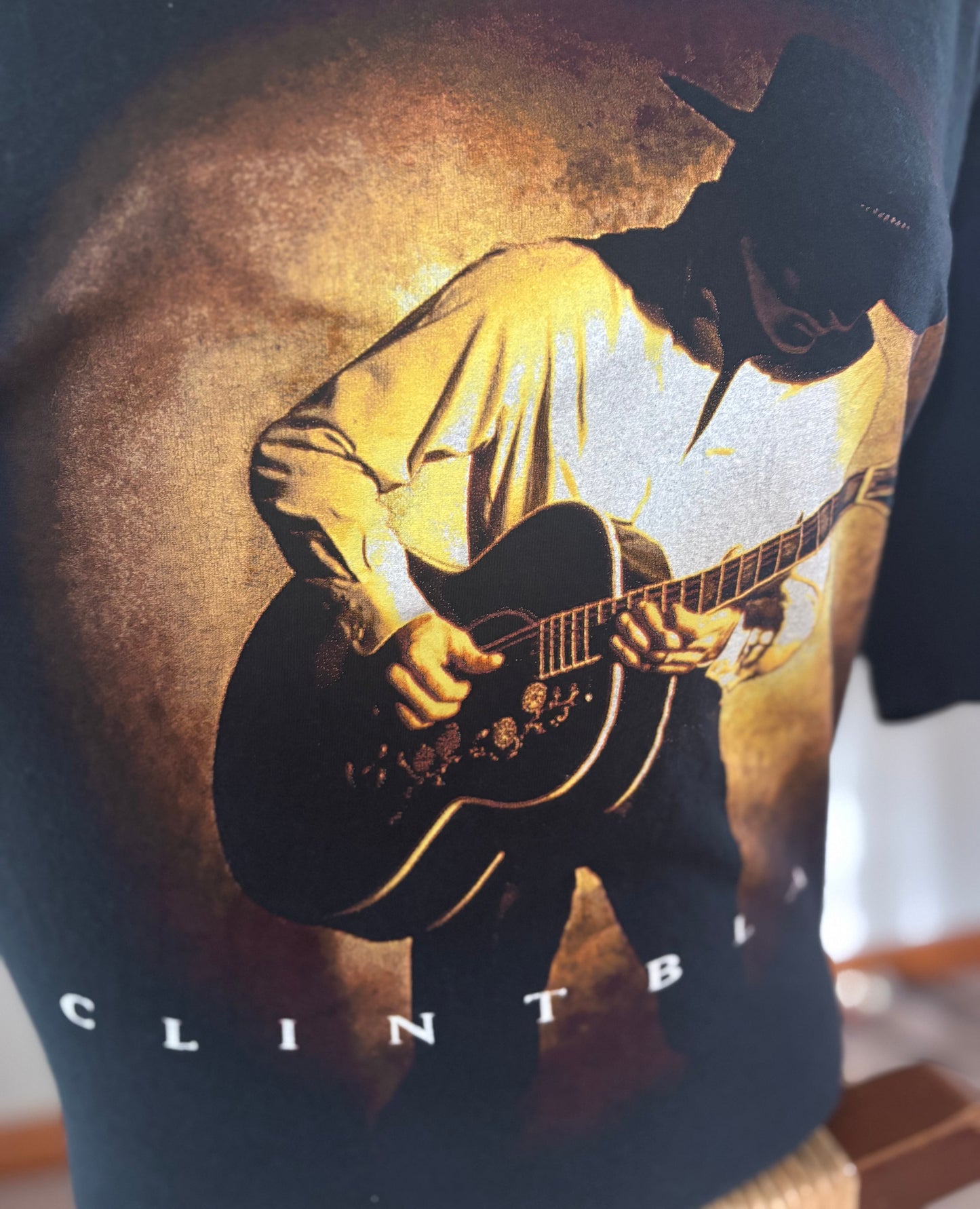 Vintage 1995 Clint Black Country Music Tee GIANT Tag USA Made