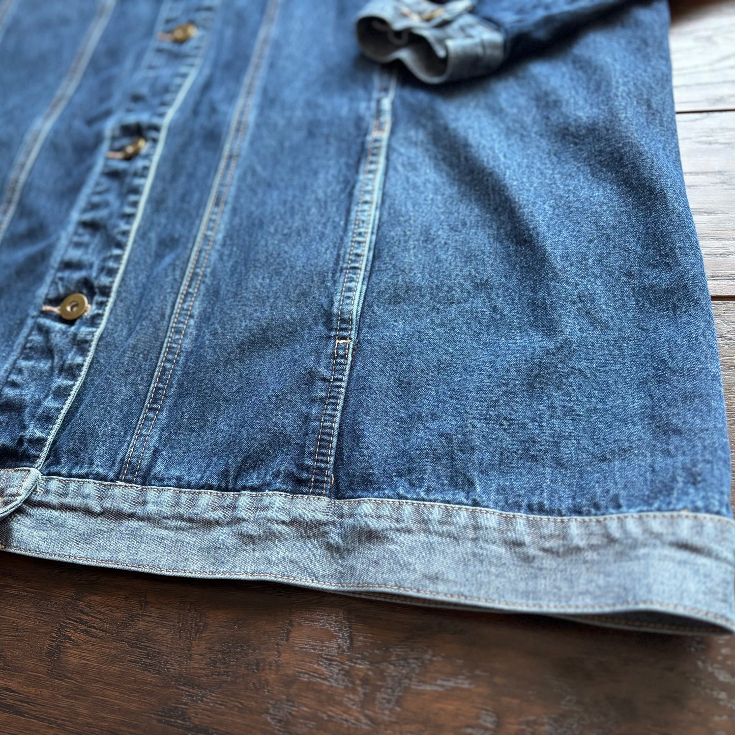 Vintage 2000s Women’s Oversized Ulla Popken Blue Jean Trucker Jacket